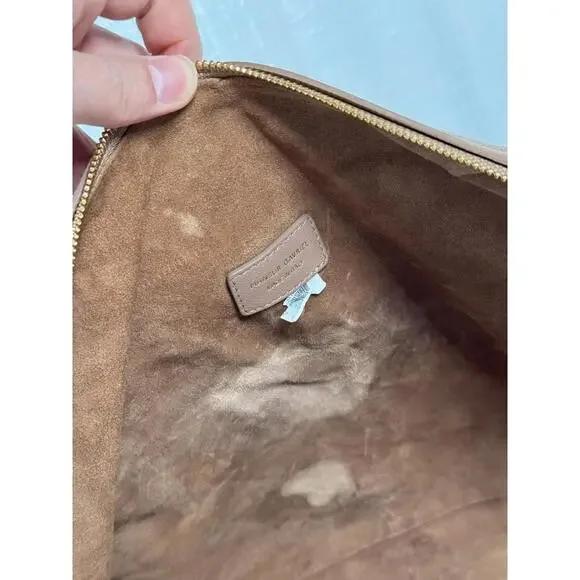 Mansur Gavriel Fortuna Brown Leather Bag with Discoloration & Stain - Picture 6 of 13